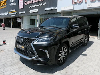 Lexus  LX  570 S  2018  Automatic  98,000 Km  8 Cylinder  Four Wheel Drive (4WD)  SUV  Black