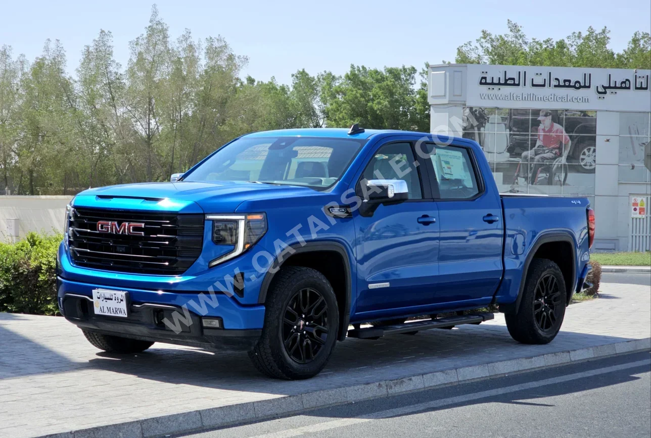 GMC  Sierra  Elevation  2022  Automatic  1,300 Km  8 Cylinder  Four Wheel Drive (4WD)  Pick Up  Blue  With Warranty