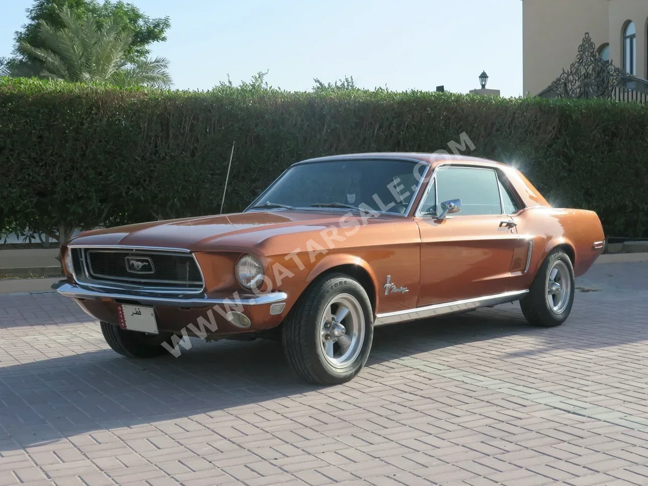 Ford  Mustang  1968  Manual  10,000 Km  8 Cylinder  Rear Wheel Drive (RWD)  Classic  Orange