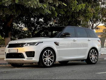 Land Rover  Range Rover  Sport Super charged  2018  Automatic  60,000 Km  8 Cylinder  Four Wheel Drive (4WD)  SUV  White