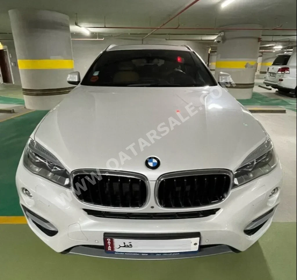 BMW  X-Series  X6  2019  Automatic  91,000 Km  6 Cylinder  Four Wheel Drive (4WD)  SUV  White