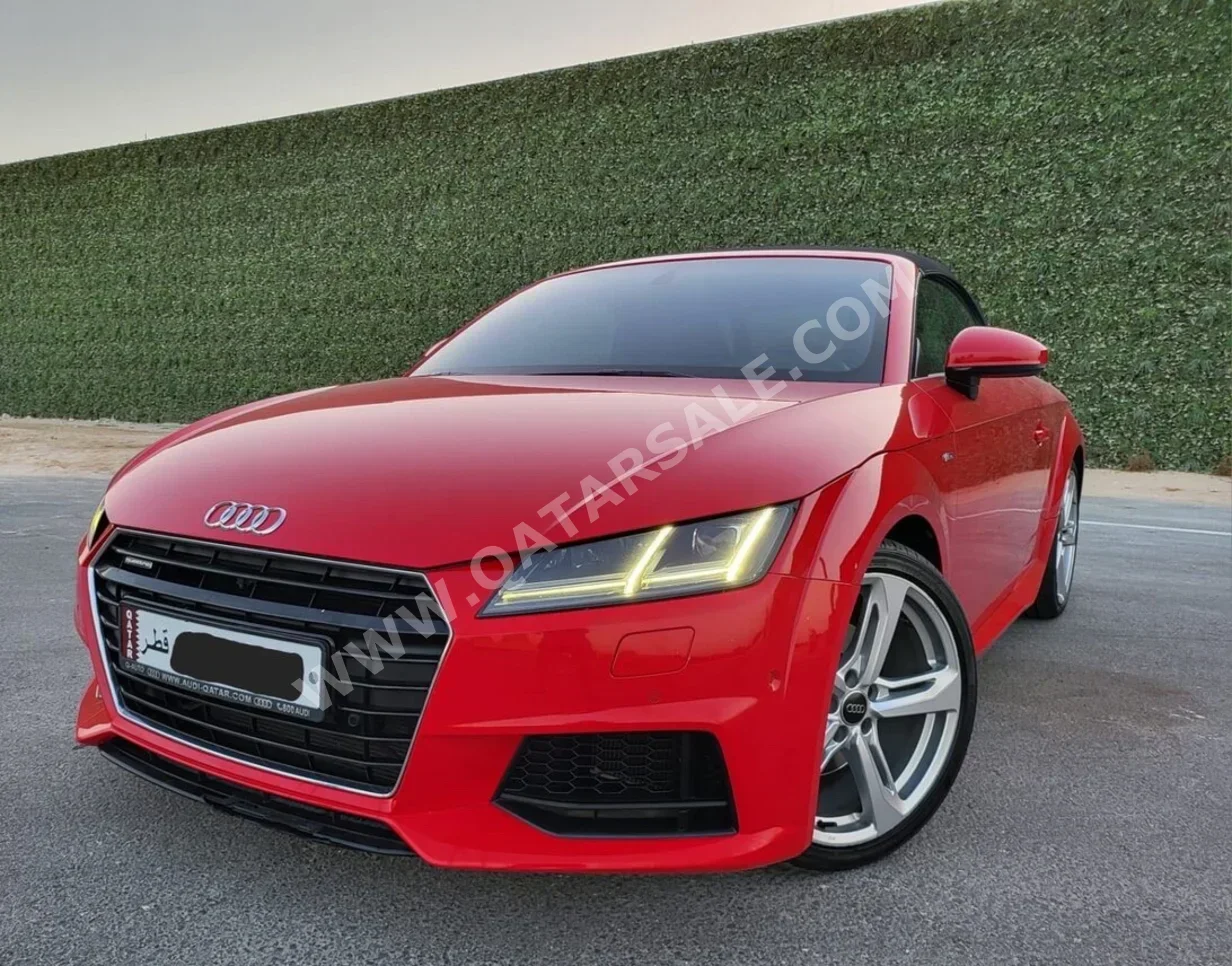 Audi  TT  S-Line  2016  Tiptronic  42,000 Km  4 Cylinder  All Wheel Drive (AWD)  Convertible  Red