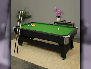 Black and Green  Billiard Table