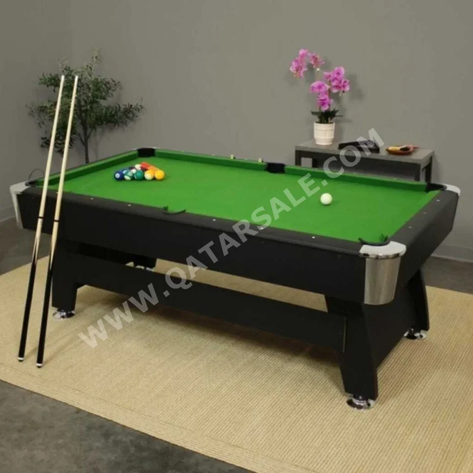 Black and Green  Billiard Table