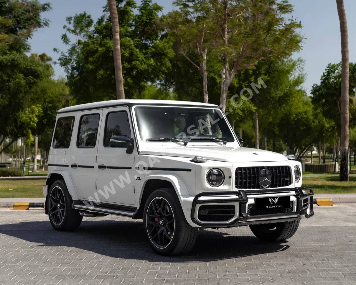 Mercedes-Benz  G-Class  63 AMG  2020  Automatic  81,000 Km  8 Cylinder  Four Wheel Drive (4WD)  SUV  White