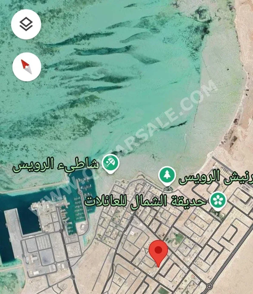 Lands For Sale in Al Shamal  - Al Ruwais  -Area Size 510 Square Meter