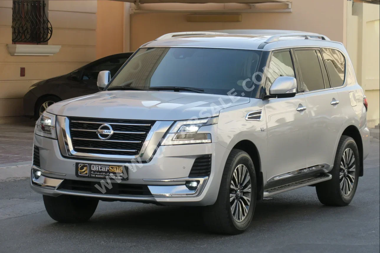Nissan  Patrol  LE Titanium  2021  Automatic  40,000 Km  8 Cylinder  Four Wheel Drive (4WD)  SUV  Gray  With Warranty