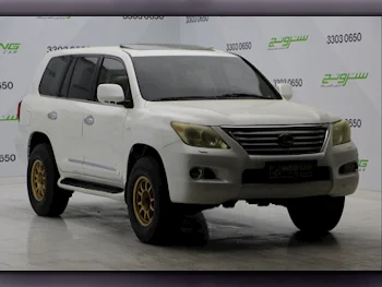  Lexus  LX  570  2009  Automatic  340,000 Km  8 Cylinder  Four Wheel Drive (4WD)  SUV  White  With Warranty