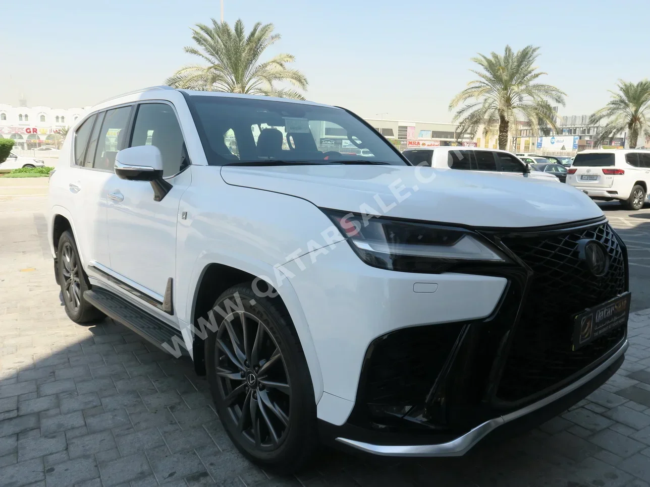 Lexus  LX  600 F Sport  2022  Automatic  153,000 Km  6 Cylinder  Four Wheel Drive (4WD)  SUV  White  With Warranty