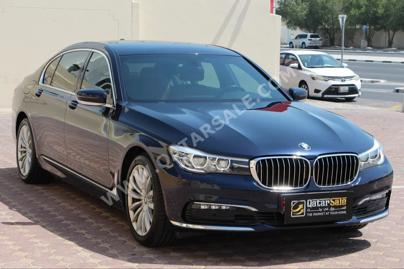 BMW  7-Series  730 Li  2019  Automatic  44,000 Km  4 Cylinder  Rear Wheel Drive (RWD)  Sedan  Dark Blue