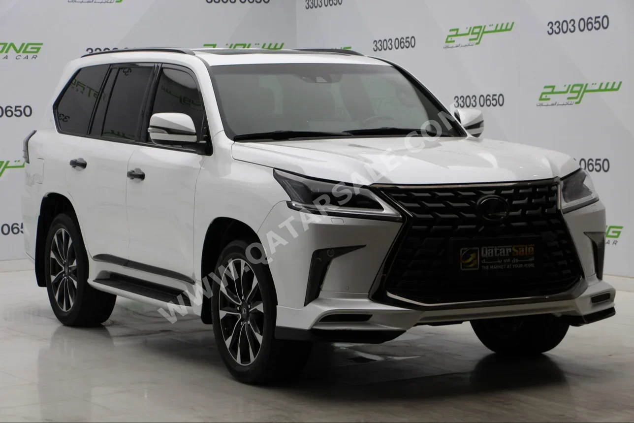 Lexus LX 570 S Black Edition White 2021 For Sale in Qatar