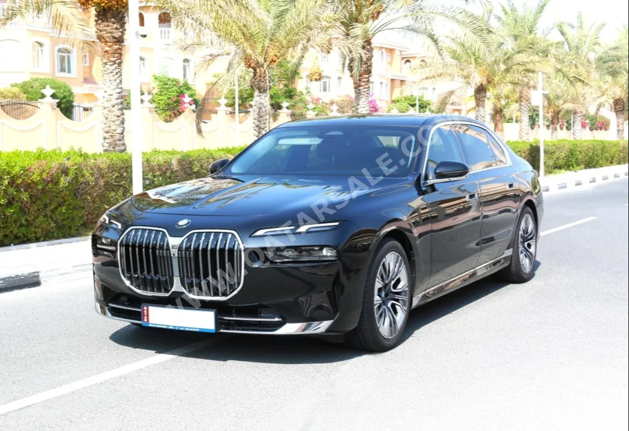 BMW  735i  6 Cylinder  Sedan  Black  2024