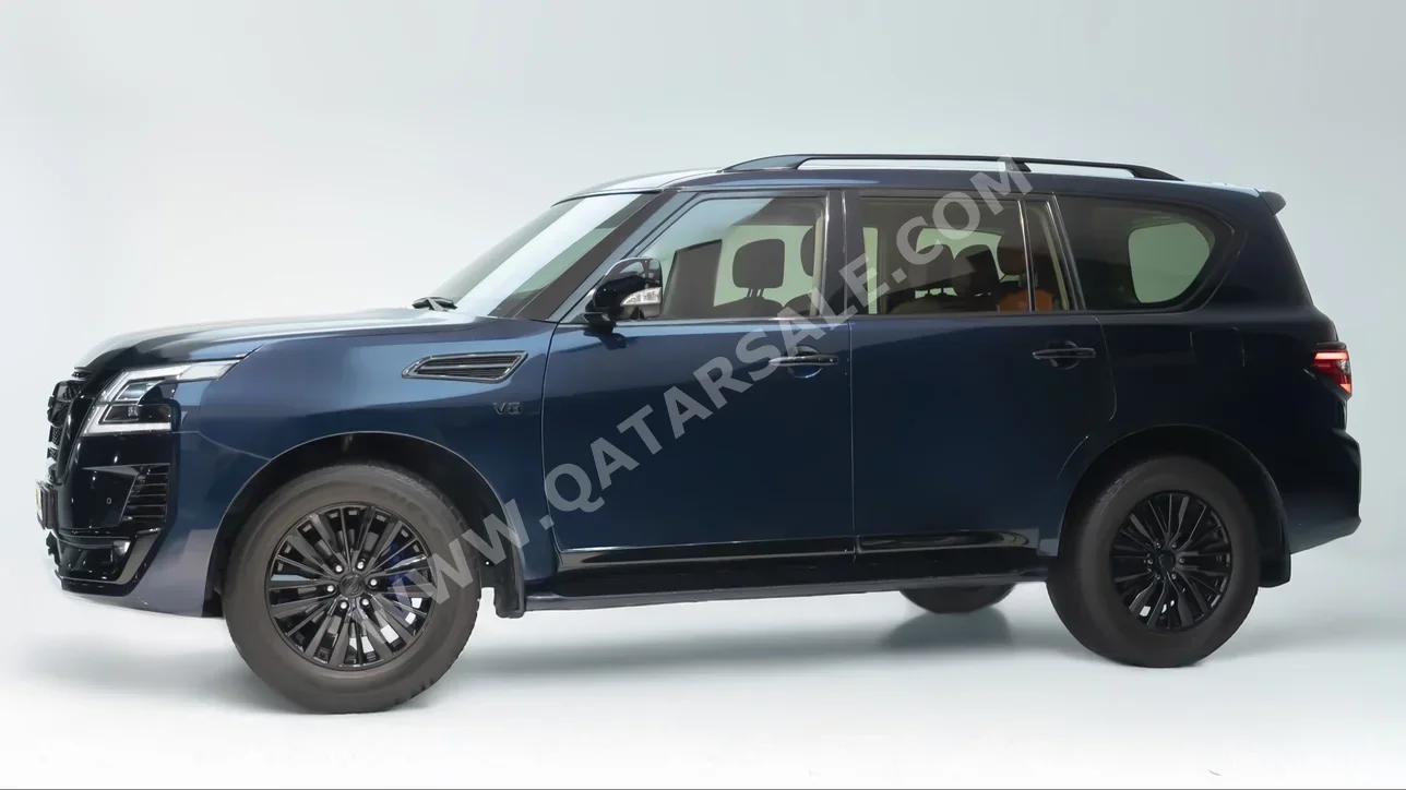 Nissan  Patrol  Platinum  2020  Automatic  105٬000 Km  8 Cylinder  Four Wheel Drive (4WD)  SUV  Blue