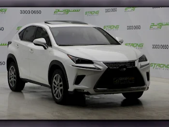 Lexus  NX  300  2021  Automatic  50,000 Km  4 Cylinder  Four Wheel Drive (4WD)  SUV  White  With Warranty