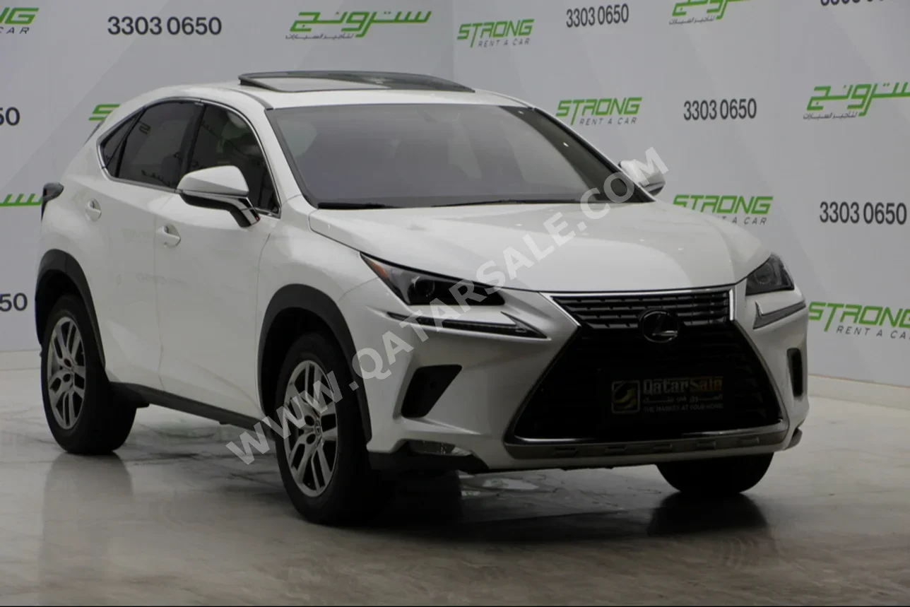 Lexus  NX  300  2021  Automatic  50,000 Km  4 Cylinder  Four Wheel Drive (4WD)  SUV  White  With Warranty