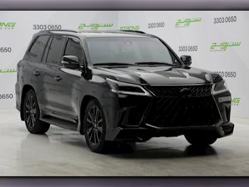 Lexus  LX  570 S Black Edition  2020  Automatic  50,000 Km  8 Cylinder  Four Wheel Drive (4WD)  SUV  Black  With Warranty