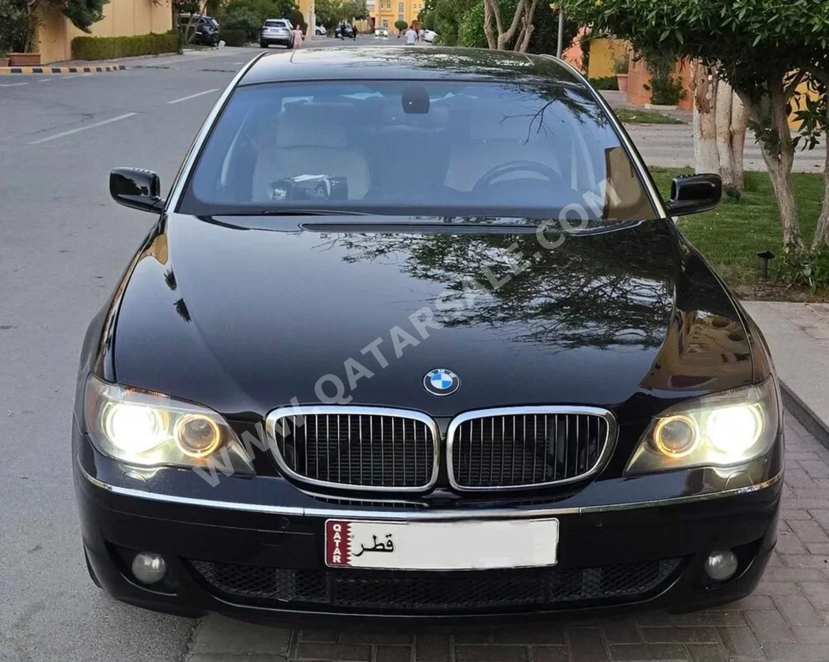 BMW  7-Series  740 Li  2008  Automatic  260,000 Km  8 Cylinder  Sedan  Black