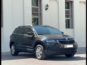 Skoda  Karoq  2021  Automatic  43,000 Km  4 Cylinder  All Wheel Drive (AWD)  SUV  Black  With Warranty