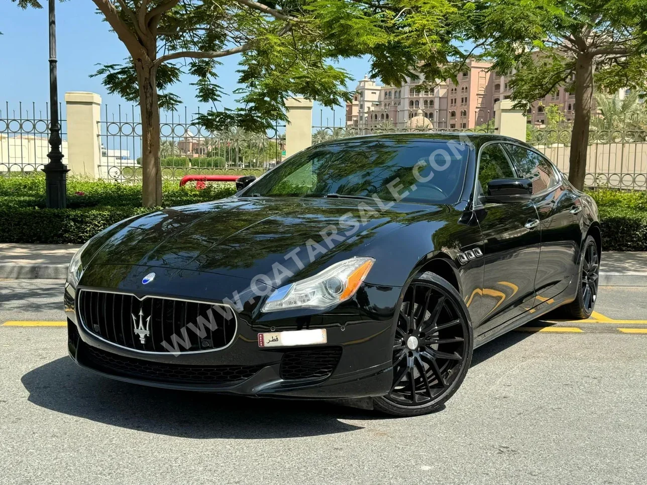 Maserati  Quattroporte  GTS  2014  Automatic  56,000 Km  8 Cylinder  Rear Wheel Drive (RWD)  Sedan  Black