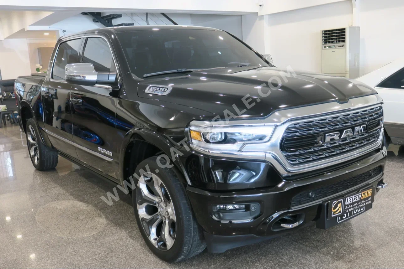 Dodge  Ram  Limited  2023  Automatic  51,000 Km  8 Cylinder  Four Wheel Drive (4WD)  Pick Up  Black  With Warranty