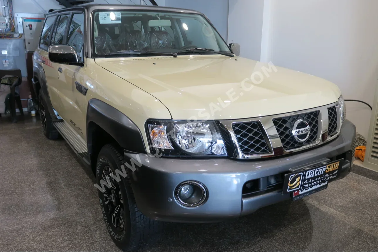 Nissan  Patrol  Super Safari  2024  Manual  2,800 Km  6 Cylinder  Four Wheel Drive (4WD)  SUV  Beige  With Warranty