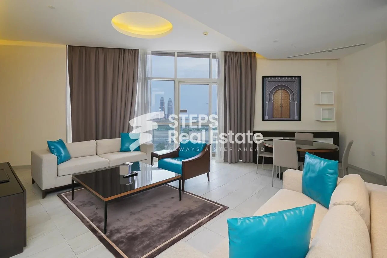 3 Bedrooms  Apartment  in Lusail -  Marina District  Fully Furnished