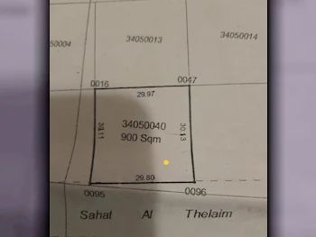 اراضي للبيع في الدوحة  - مدينة خليفة الشمالية  -المساحة 900 متر مربع