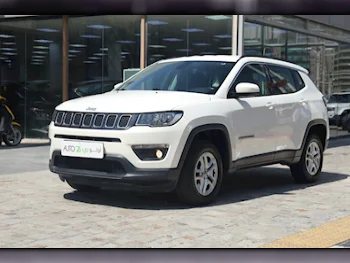 Jeep  Compass  longitude  2021  Automatic  49,700 Km  4 Cylinder  Four Wheel Drive (4WD)  SUV  White