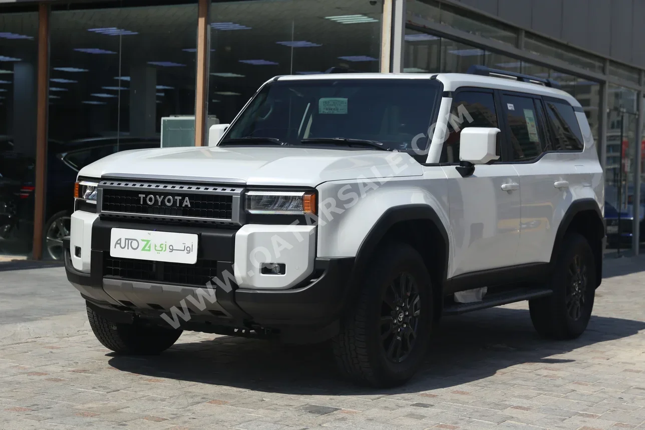 Toyota  Prado  TX Turbo  2024  Automatic  3,600 Km  4 Cylinder  Four Wheel Drive (4WD)  SUV  White  With Warranty