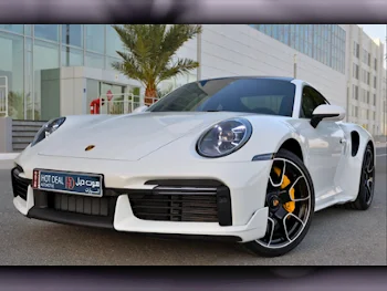 Porsche  911  Turbo S  2024  Automatic  8,000 Km  6 Cylinder  Rear Wheel Drive (RWD)  Coupe / Sport  White  With Warranty