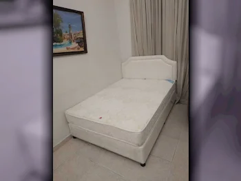 Beds - Single  - Yellow  - Mattress Included  - With Bedside Table