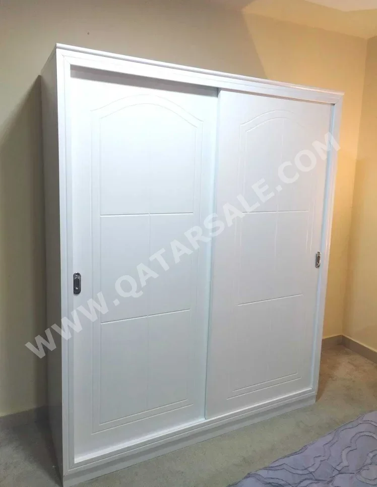 Wardrobes & Dressers Doha Furniture White Qatar 2022 Normal Door 3