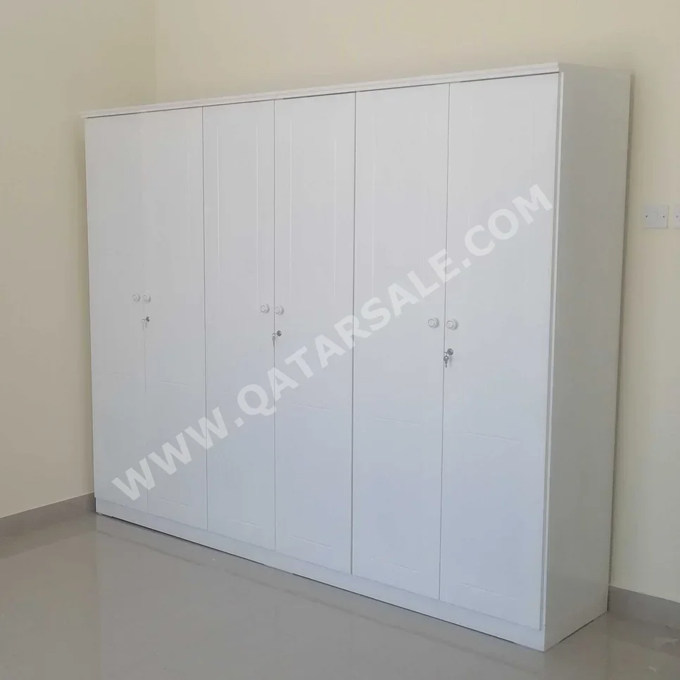 Wardrobes & Dressers Doha Furniture White Qatar 2022 Normal Door 3