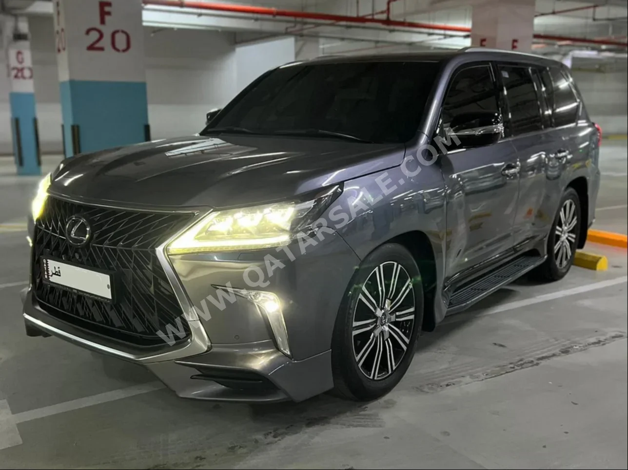 Lexus  LX  570 S  2019  Automatic  94,000 Km  8 Cylinder  Four Wheel Drive (4WD)  SUV  Gray