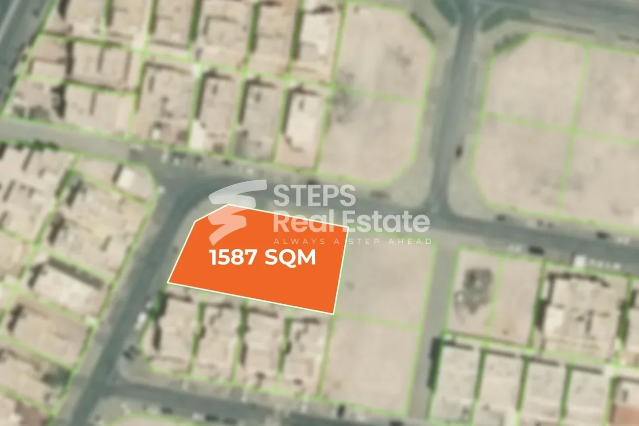 Lands For Sale in Al Wakrah  - Al Wukair  -Area Size 1,587 Square Meter