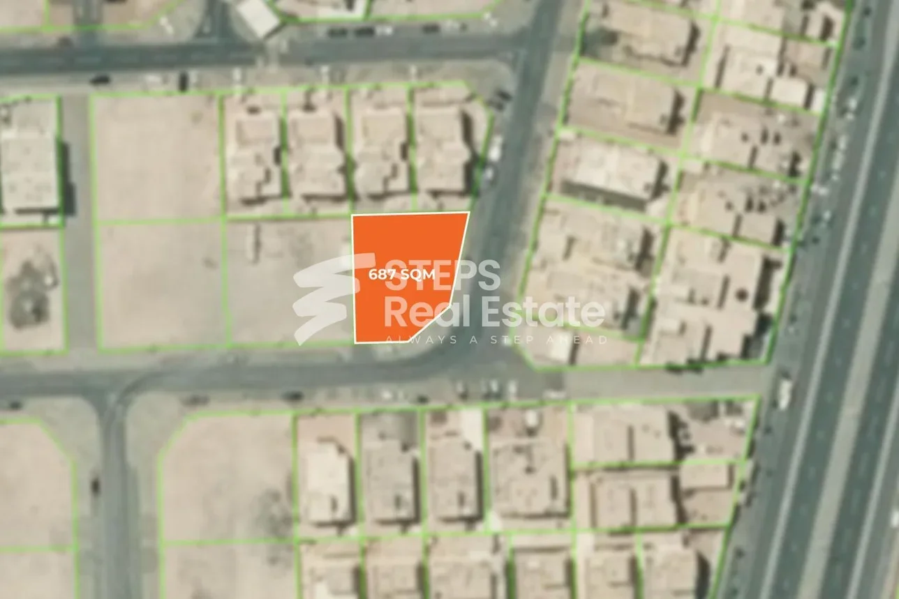 Lands For Sale in Al Wakrah  - Al Wukair  -Area Size 687 Square Meter