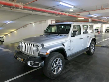 Jeep  Wrangler  Sahara  2022  Automatic  80,000 Km  6 Cylinder  Four Wheel Drive (4WD)  SUV  Gray  With Warranty