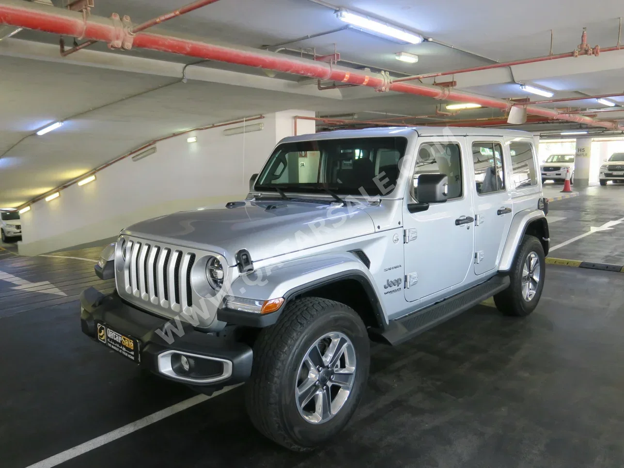 Jeep  Wrangler  Sahara  2022  Automatic  80,000 Km  6 Cylinder  Four Wheel Drive (4WD)  SUV  Gray  With Warranty