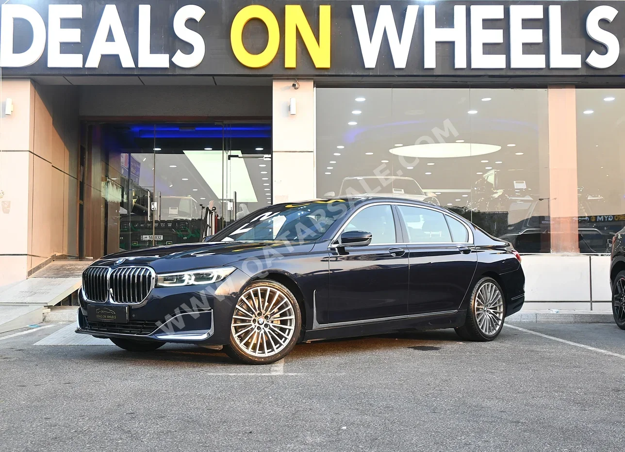 BMW  7-Series  730 Li  2020  Automatic  70,000 Km  4 Cylinder  Rear Wheel Drive (RWD)  Sedan  Dark Blue