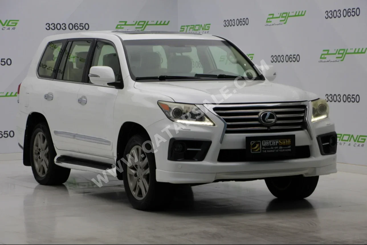 Lexus  LX  570  2012  Automatic  344,000 Km  8 Cylinder  Four Wheel Drive (4WD)  SUV  White