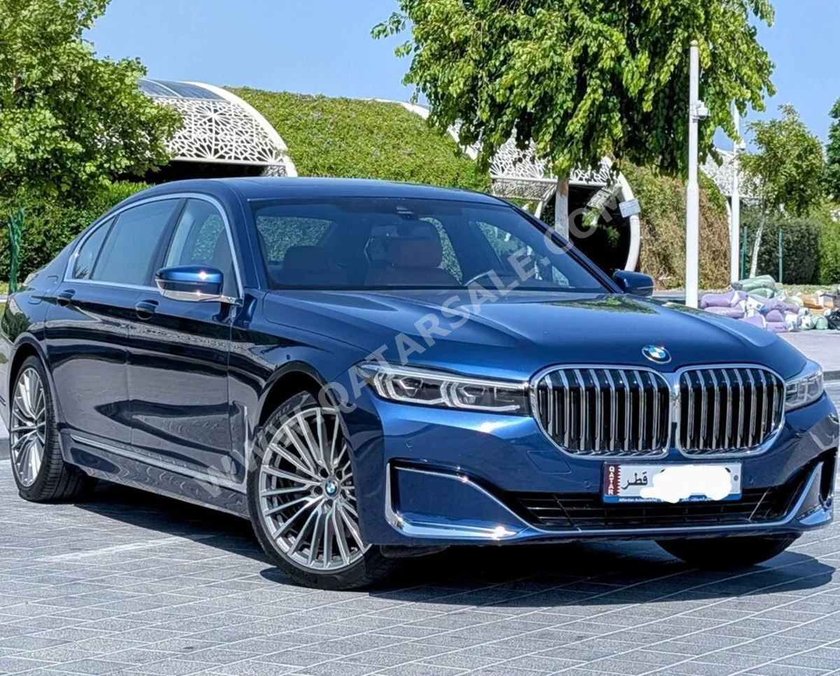 BMW  7-Series  730 Li  2022  Automatic  30,000 Km  4 Cylinder  Rear Wheel Drive (RWD)  Sedan  Blue  With Warranty