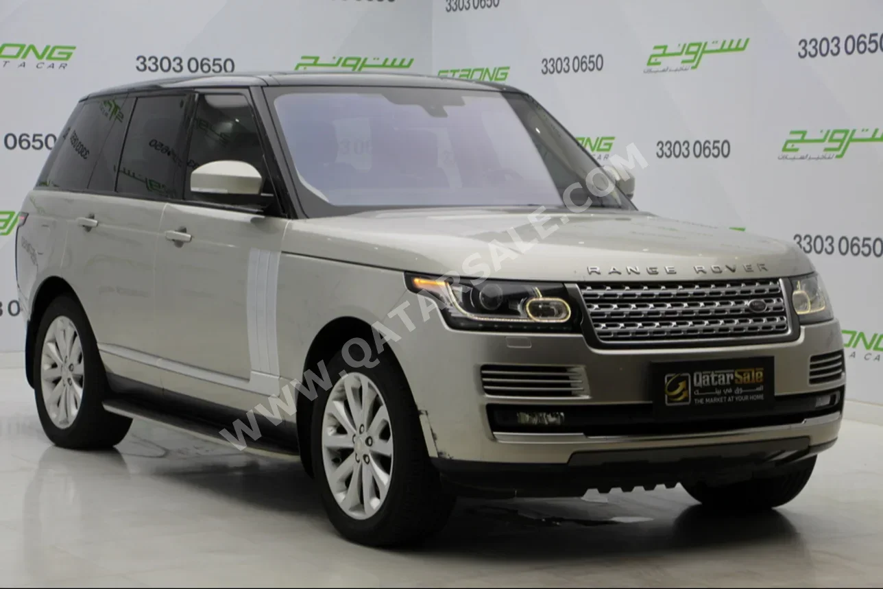 Land Rover  Range Rover  Vogue  2015  Automatic  108,000 Km  8 Cylinder  Four Wheel Drive (4WD)  SUV  Gold