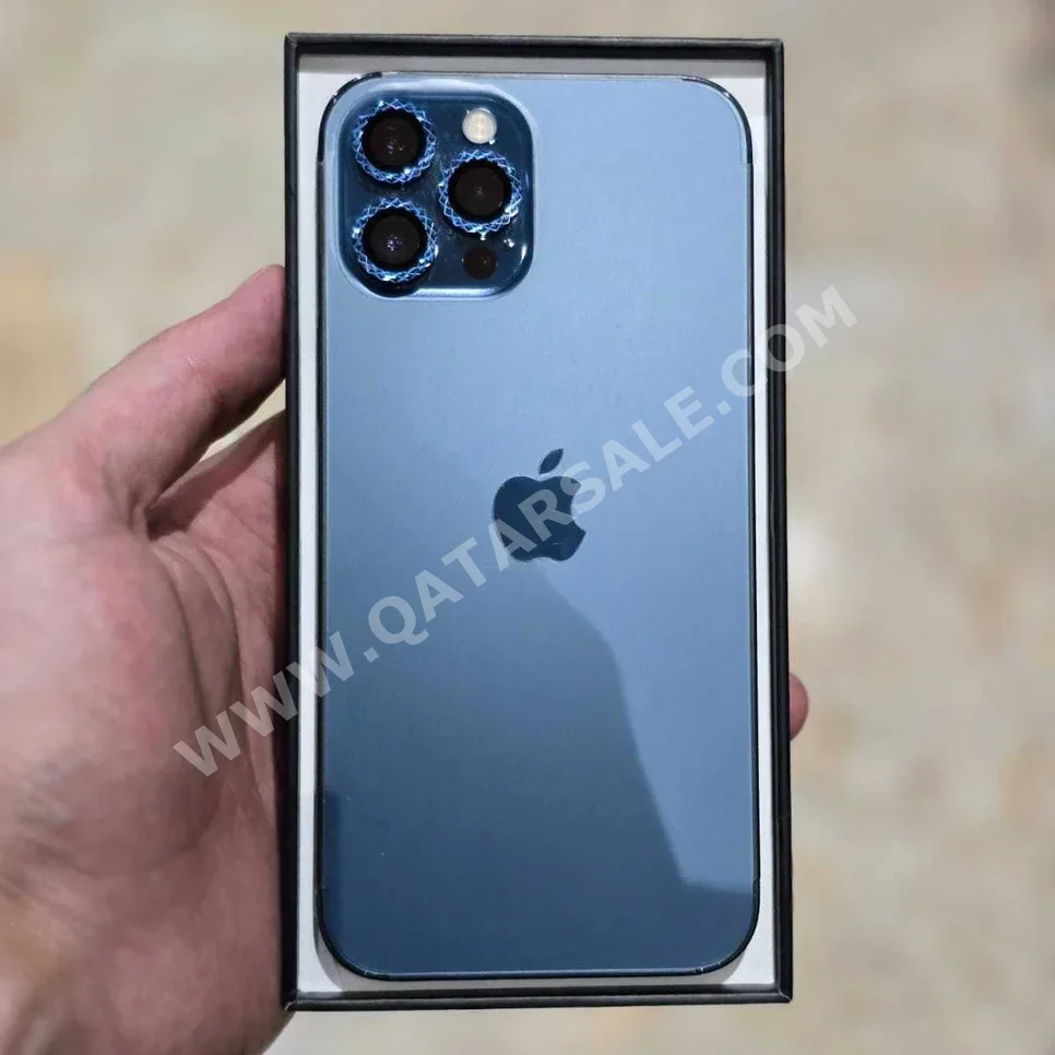Apple  - iPhone 12  - Pro Max  - Blue  - 128 GB