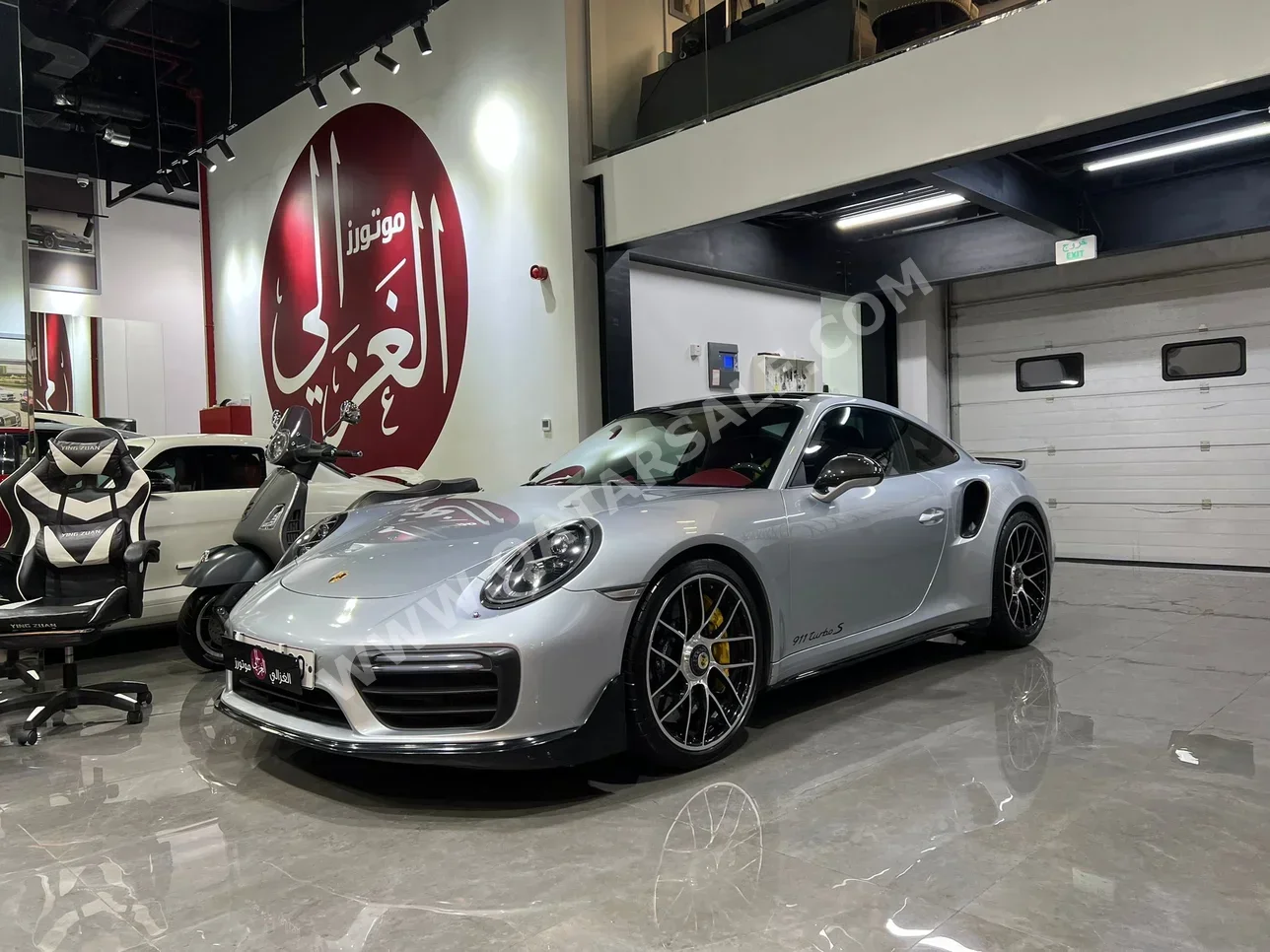  Porsche  911  Turbo S  2017  Automatic  68,000 Km  6 Cylinder  Rear Wheel Drive (RWD)  Coupe / Sport  Silver  With Warranty