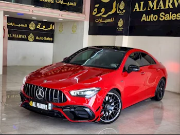 مرسيدس - بنز  سي ال ايه  45 AMG  2020  اوتوماتيك  47,000 كم  4 سلندر  دفع خلفي  سيدان  أحمر