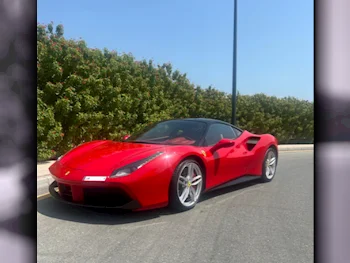 Ferrari  488  GTB  2016  Automatic  56,000 Km  8 Cylinder  Rear Wheel Drive (RWD)  Coupe / Sport  Red  With Warranty