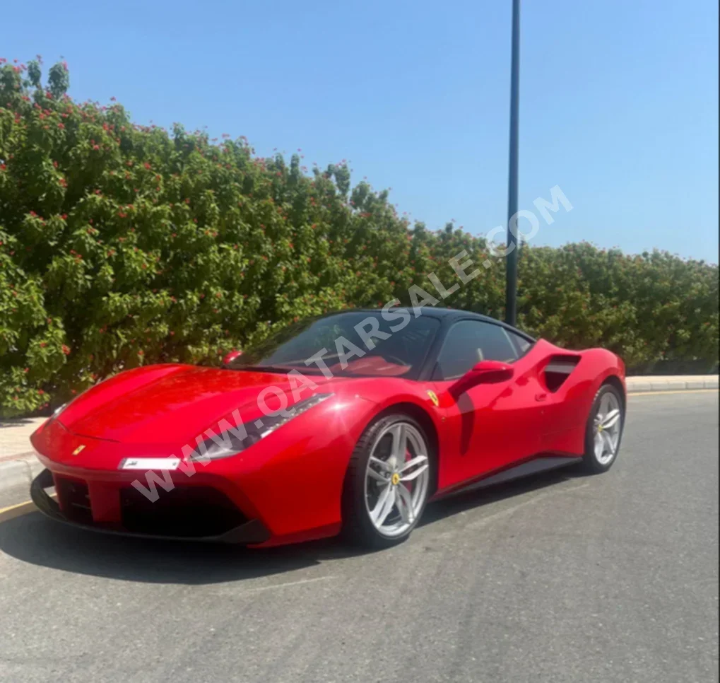 Ferrari  488  GTB  2016  Automatic  56,000 Km  8 Cylinder  Rear Wheel Drive (RWD)  Coupe / Sport  Red  With Warranty