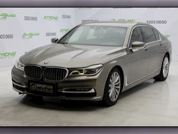 BMW  7-Series  730 Li  2017  Automatic  111,000 Km  4 Cylinder  Rear Wheel Drive (RWD)  Sedan  Gray