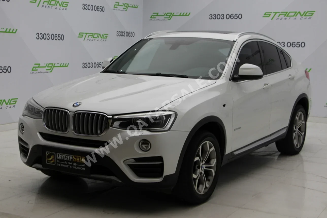  BMW  X-Series  X4  2016  Automatic  100,000 Km  4 Cylinder  Four Wheel Drive (4WD)  SUV  White  With Warranty