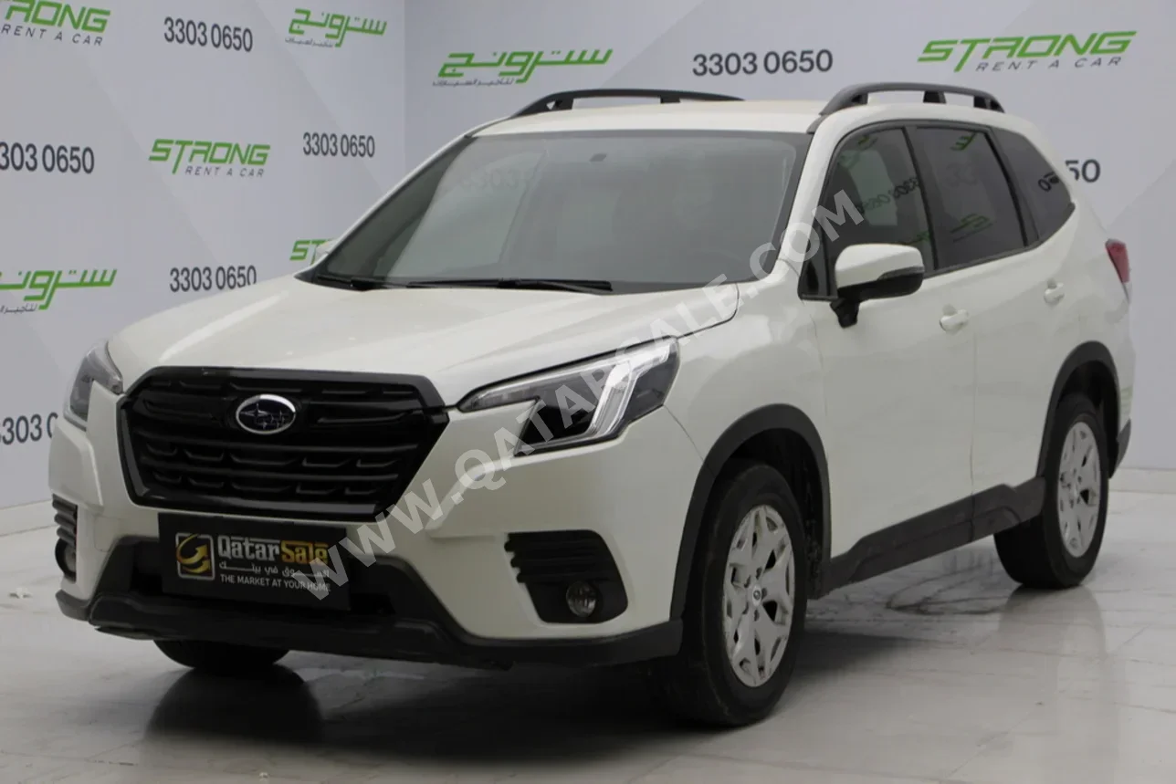 Subaru  Forester  2022  Automatic  43,000 Km  4 Cylinder  Four Wheel Drive (4WD)  SUV  White